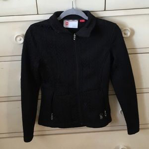 Spyder Black Zipper Sweater
